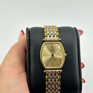 LONGINES Women’s La Grande Classic Gold 22mm Stainless Steel Watch L4.205.2 #568